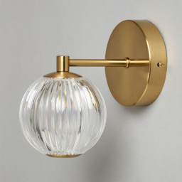 Rimi LED Wall Light, Satin Brass - thumbnail 5