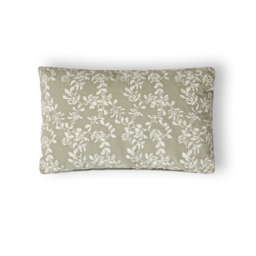 Rustic Floral Cushion, Sage - thumbnail 3