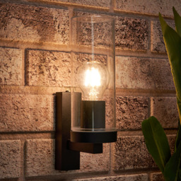 Carlton Up or Down Outdoor Wall Light, Black - thumbnail 3