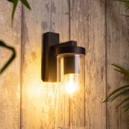 Carlton Up or Down Outdoor Wall Light, Black - thumbnail 3