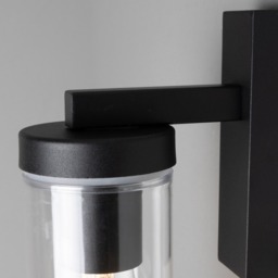 Carlton Up or Down Outdoor Wall Light, Black - thumbnail 6