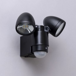 Orion Twin LED Spotlight with PIR Sensor, Black - thumbnail 5