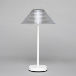 Lynx LED Rechargeable Outdoor Table Lamp, White - thumbnail 5