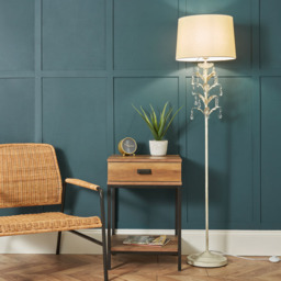 Paisley Floor Lamp, Cream - thumbnail 3