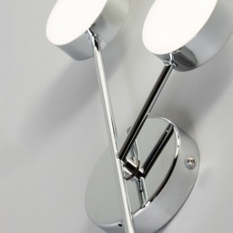 Cian LED Bathroom Wall Light, Chrome - thumbnail 6