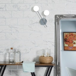 Cian LED Bathroom Wall Light, Chrome - thumbnail 7