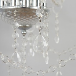 Charlotte 9 Light Chandelier, Chrome - thumbnail 6