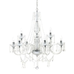 Charlotte 9 Light Chandelier, Chrome
