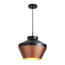 Lexi Ceiling Pendant, Black & Copper - thumbnail 1