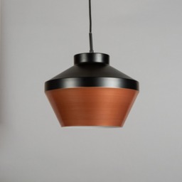 Lexi Ceiling Pendant, Black & Copper - thumbnail 5