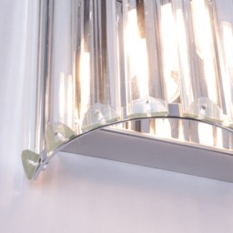 Shirley Curved Bathroom Wall Light, Chrome - thumbnail 6