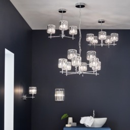 Shirley Curved Bathroom Wall Light, Chrome - thumbnail 7
