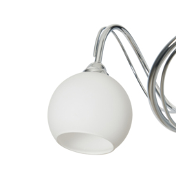 Soni Small Flush Ceiling Light, Chrome - thumbnail 8