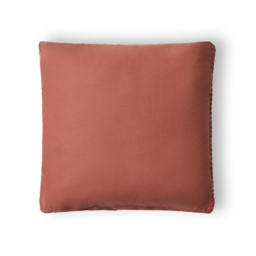 Herringbone Chenille Cushion, Terracotta - thumbnail 5