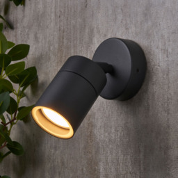 Jared Single Outdoor Wall Light, Anthracite - thumbnail 3