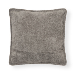 Oxford Chenille Cushion, Grey - thumbnail 5
