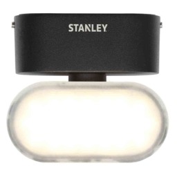 Stanley Medway Outdoor LED Swivel Wall Light, Black - thumbnail 4