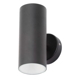 Grant Outdoor Up & Down LED Wall Light, Black - thumbnail 1
