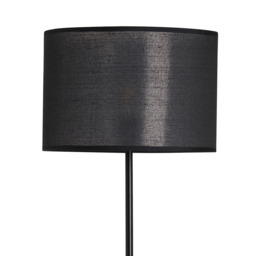 Oliver Marble Base Floor Lamp with Shade, Black - thumbnail 9