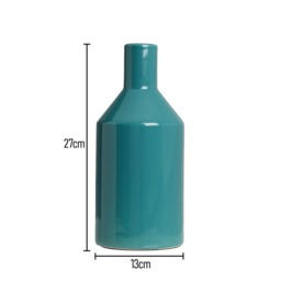 Bottle Ceramic Vase, Green - thumbnail 6