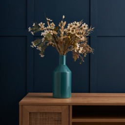 Bottle Ceramic Vase, Green - thumbnail 3