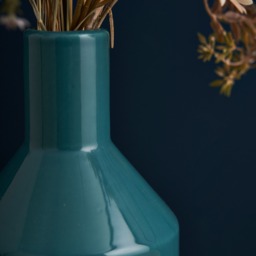 Bottle Ceramic Vase, Green - thumbnail 4