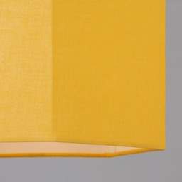 Glow Hexagon Ceiling Light Shade, Ochre - thumbnail 6