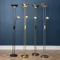 Mother and Child LED Floor Lamp, Satin Nickel - thumbnail 7