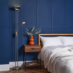 Mother and Child LED Floor Lamp, Satin Nickel - thumbnail 3