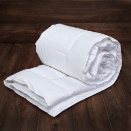 Bamboo Filled Super King 9 Tog Duvet, White - thumbnail 3