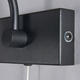 Cygna Bathroom Wall Light, Satin Black - thumbnail 7