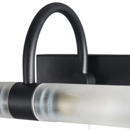 Cygna Bathroom Wall Light, Satin Black - thumbnail 9