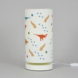 Glow Dinosaur Glow In The Dark Table Lamp, White - thumbnail 4