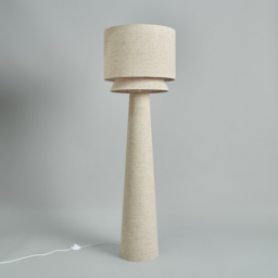 Terri Tiered Floor Lamp, Natural - thumbnail 5