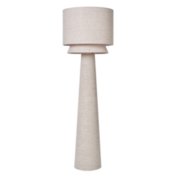 Terri Tiered Floor Lamp, Natural - thumbnail 7