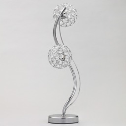 Orianna Table Lamp, Chrome - thumbnail 6
