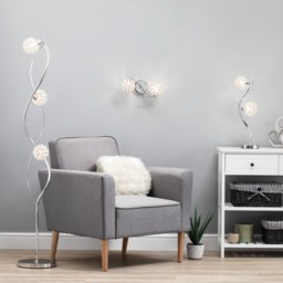 Orianna Table Lamp, Chrome - thumbnail 9