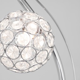 Orianna Table Lamp, Chrome - thumbnail 7