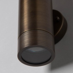 Bruce Solid Brass Outdoor Up & Down Wall Light, Antique Bronze - thumbnail 6