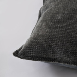 Plain Cushion with Flange Edge, Charcoal - thumbnail 4