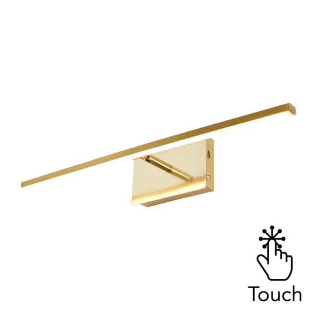 Dougie Rechargeable Picture Wall Light, Brass - image 1