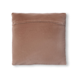 Cross Stitch Quilted Cushion, Taupe - thumbnail 5