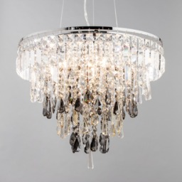 Jennifer Pendant Ceiling Light, Chrome - thumbnail 4