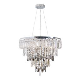 Jennifer Pendant Ceiling Light, Chrome