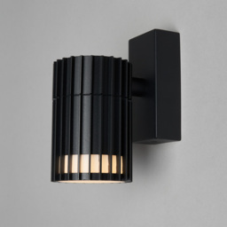 Zeb Outdoor Fixed Down Wall Light, Black - thumbnail 4