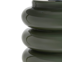 Rahya Ribbed Glass Table Lamp, Green - thumbnail 8