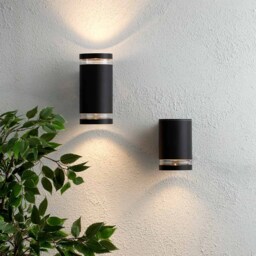 Cinder Outdoor Wall Down Light, Anthracite - thumbnail 7