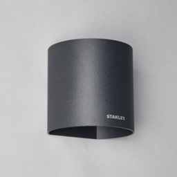 Stanley Tronto Outdoor LED Round Up & Down Wall Light, Black - thumbnail 5