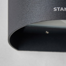Stanley Tronto Outdoor LED Round Up & Down Wall Light, Black - thumbnail 6