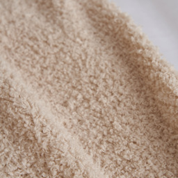 Really Soft Teddy Bear Fleece Throw, Natural - thumbnail 4